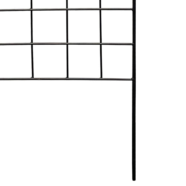American GardenWorks Narrow Screen Trellis, Black, 64.25"H