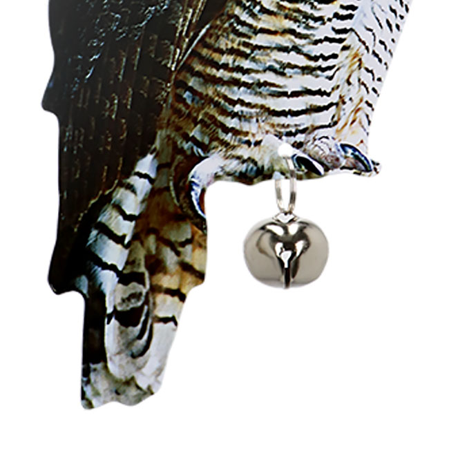 Esschert Design Hanging Scarecrow Owl, 15.25"
