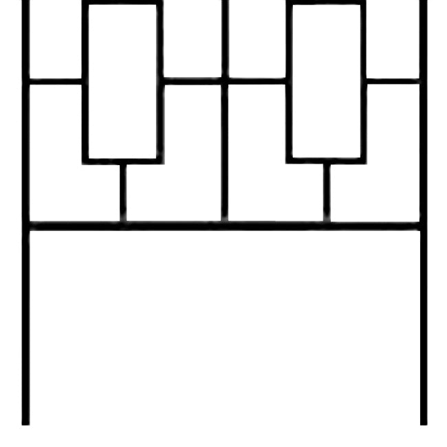 Panacea Contemporary Trellises, Black, 78"H, Pack of 5