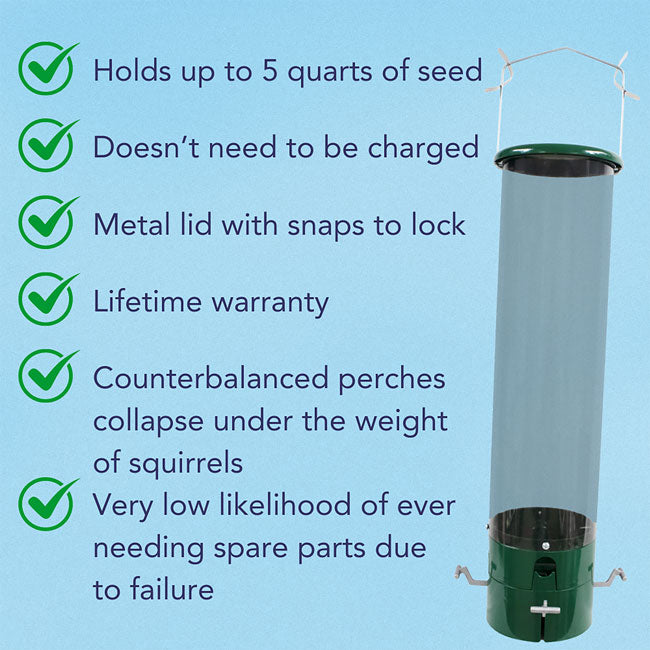 Vari-Crafts Bouncer Squirrel Proof Bird Feeder