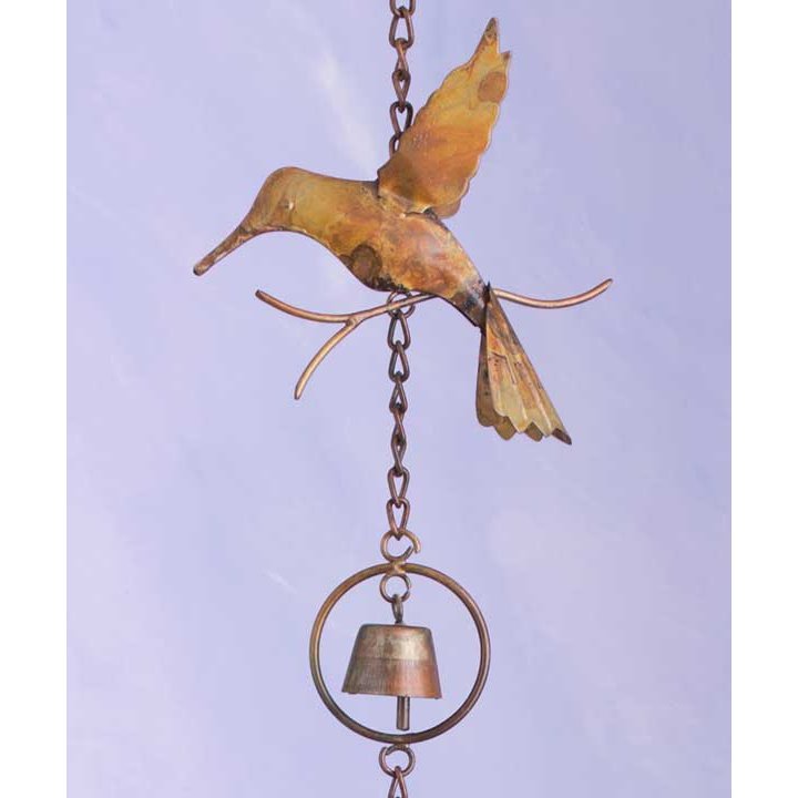 Ancient Graffiti Decorative Hanging Chain, Hummingbirds