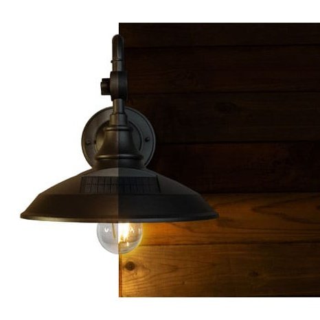 Classy Caps Dark Bronze Solar Barn Light