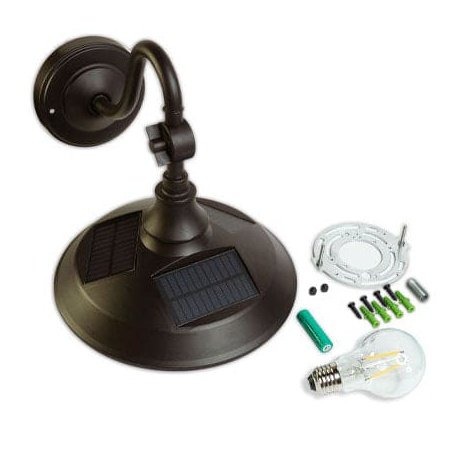 Classy Caps Dark Bronze Solar Barn Light