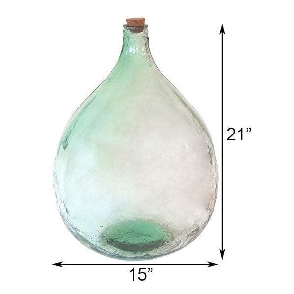 Esschert Design Terrarium Vessel with Tools, Large, Green