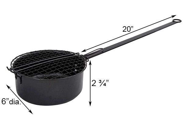 Esschert Design Fireplace Popcorn Popper