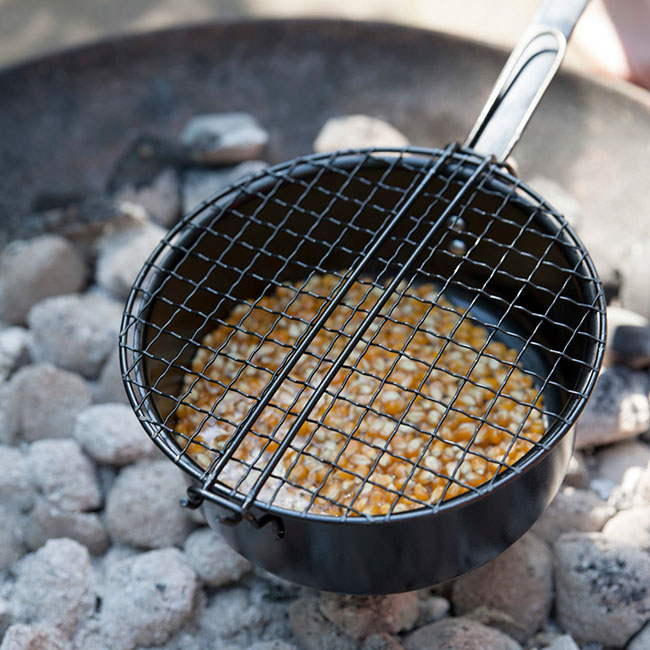 Esschert Design Fireplace Popcorn Popper