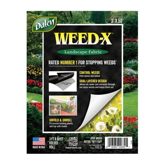 Gardeneer Weed-X Landscaping Fabric, 3' x 50'