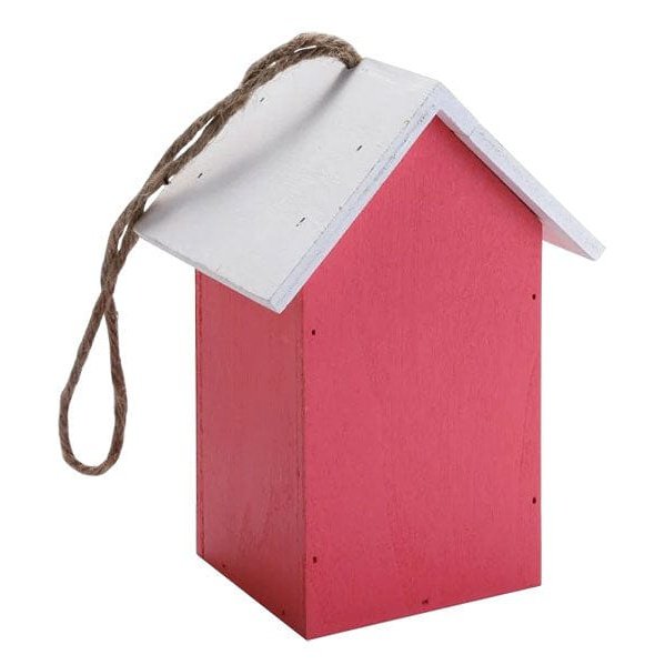 Cotton Candy Bird House with Butterflies, Pink