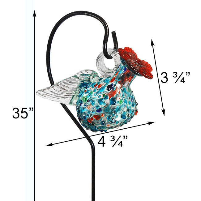 Parasol Pixie Staked Hummingbird Feeder, Sprinkles, 4 oz.