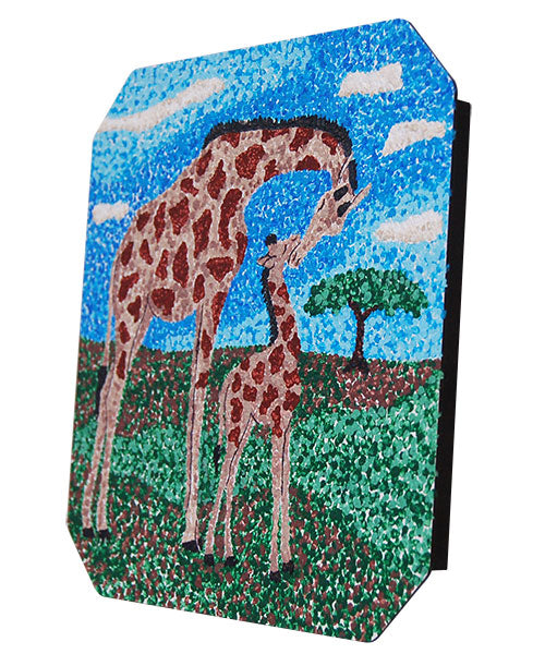 Kids DIY Paint By Numbers Giraffe Canvas by Prime Retreat