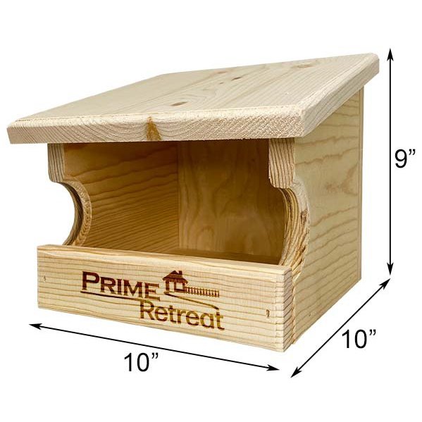 Pine Open Nesting Box by Prime Retreat