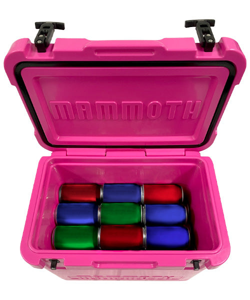 Mammoth Cruiser Cooler, Pink, 27 Quarts, by Prime Retreat