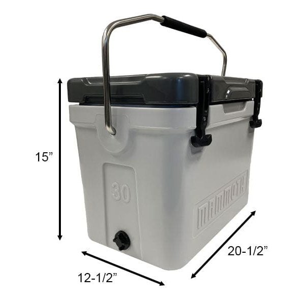 Mammoth Cruiser Cooler, Light & Dark Gray, 27 Quarts