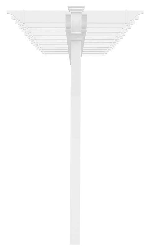 New England Arbors Hammock Stand, White, 94.75"H