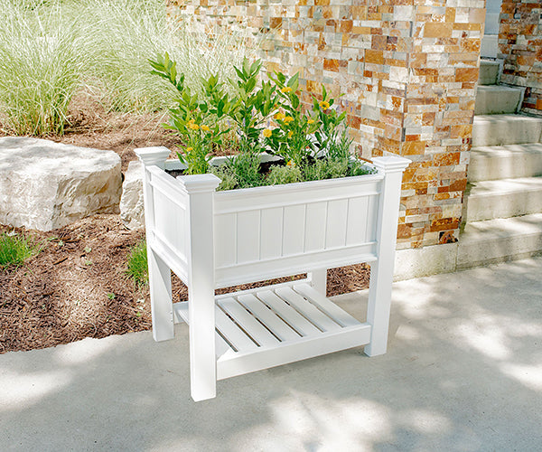 New England Cambridge Raised Planter Bed, 3'L x 2'W