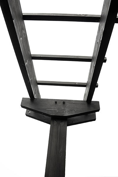 New England Cedar Wildwood Arbor, Charcoal, 91.5"H