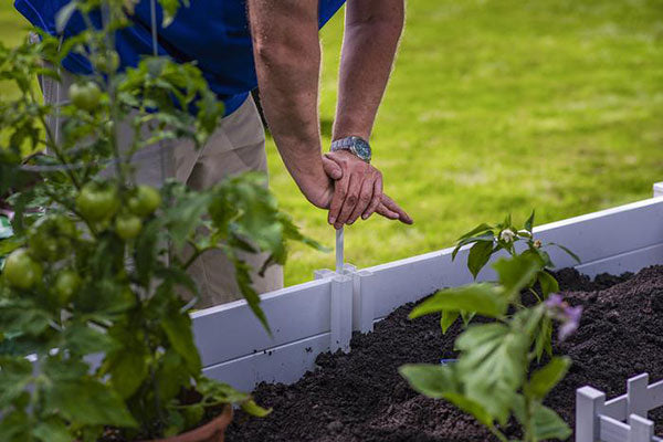 Vita Gardens Keyhole Garden Bed w/Easy Access, 6'L x 6'W