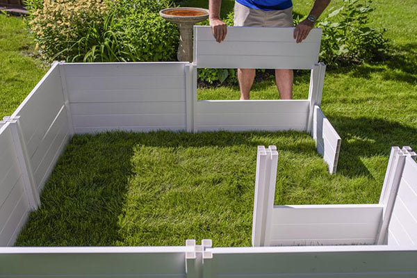 Vita Gardens Keyhole Garden Bed w/Easy Access, 6'L x 6'W