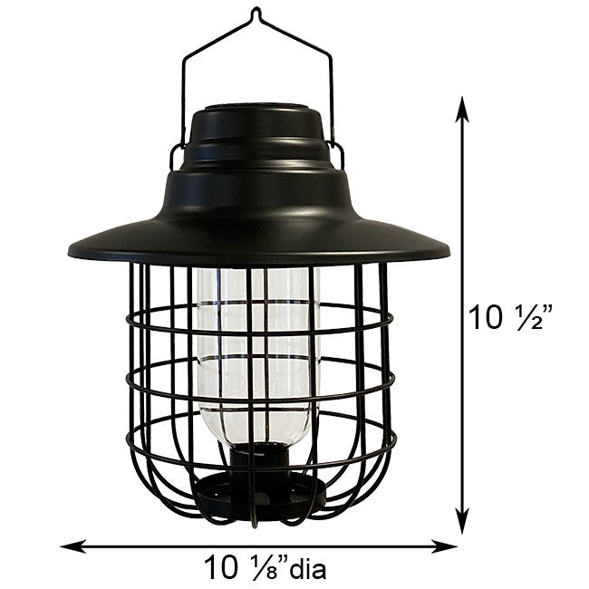 Woodlink Modern Farmhouse Caged Bird Feeder & Solar Light