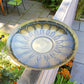 Achla African Daisy Bird Bath with Over Rail Bracket