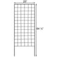 American GardenWorks Narrow Screen Trellis, Black, 64.25"H