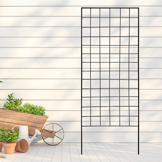 American GardenWorks Narrow Screen Trellis, Black, 64.25"H