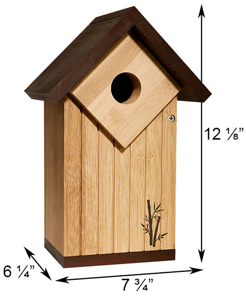 Audubon Ultimate Renewable Bamboo Bluebird House