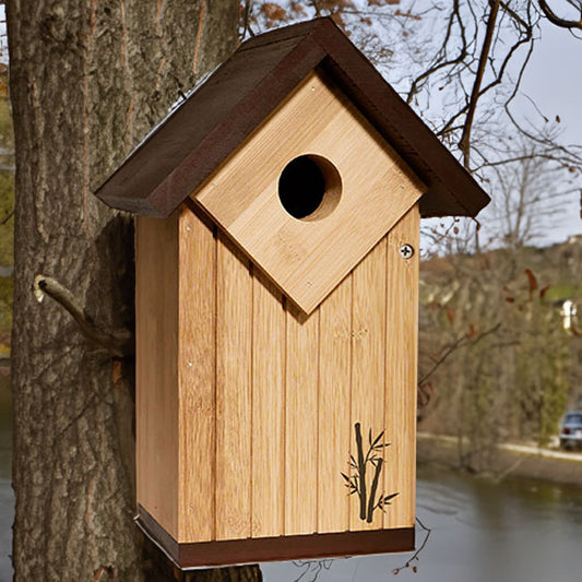 Audubon Ultimate Renewable Bamboo Bluebird House