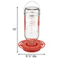 Best-1 Glass Hummingbird Feeder, 32 oz.