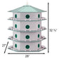 Heath 24-Room Deluxe Purple Martin House with Decoys