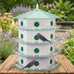 Heath 24-Room Deluxe Purple Martin House with Decoys