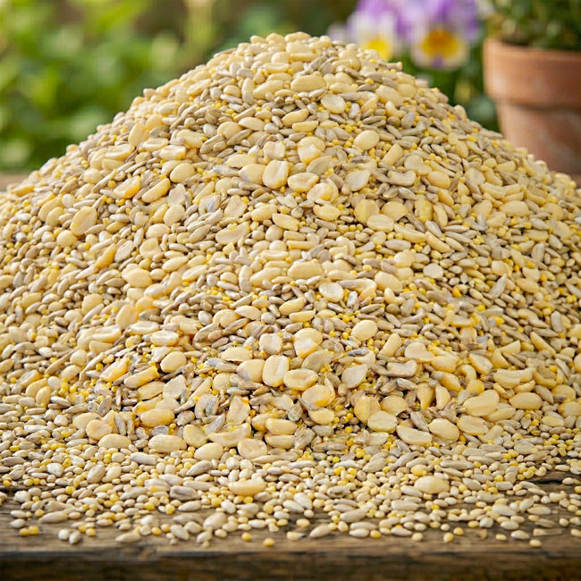 Wild Bird Seed Mix, Waste Free Blend, 100 lbs.
