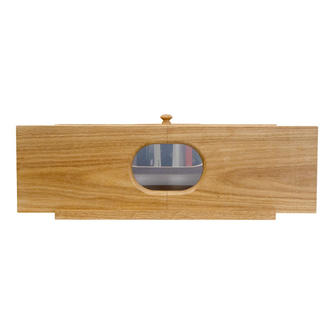 Coveside Panoramic In-House Bird Feeder with Mirrored Back