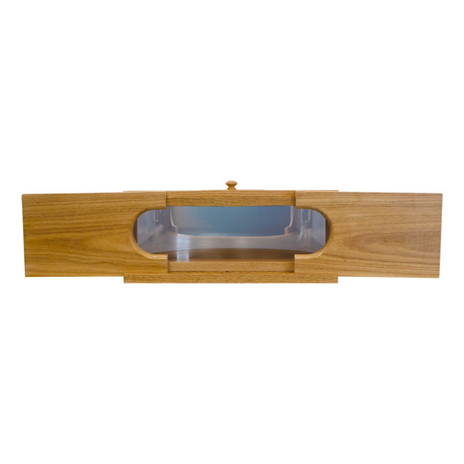 Coveside Panoramic In-House Bird Feeder with Mirrored Back