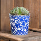 Esschert Design Portuguese Style Flower Pot, 6.125" dia.