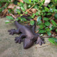 Esschert Design Cast Iron Lizard Statue, Antique Brown