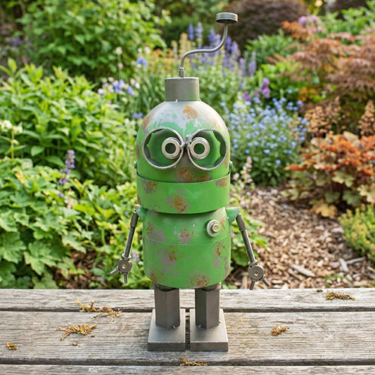 Esschert Design Metal Robot, Cyber Circuit