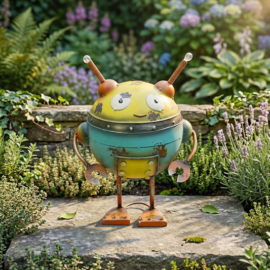 Esschert Design Metal Robot, Astro Gear, Solar