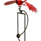 Esschert Design Staked Steel Flying Cardinal Rocker, 53"H