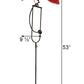 Esschert Design Staked Steel Flying Cardinal Rocker, 53"H