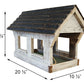 Bird In Hand Amish Made Covered Bridge Bird Feeder