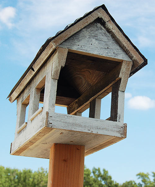 Bird In Hand Amish Made Covered Bridge Bird Feeder