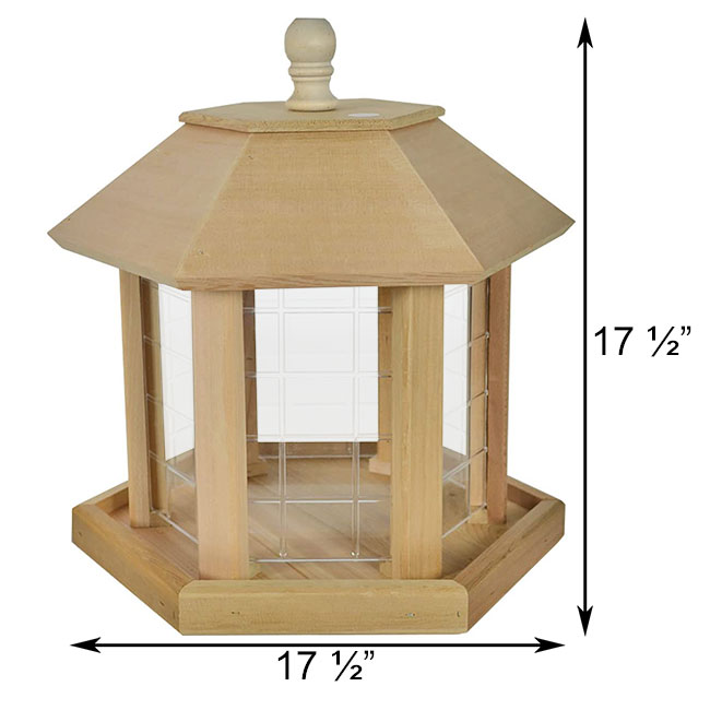 Heath Le Grande Gazebo Bird Feeder Combo