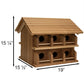 Heath Cedar Purple Martin House, Round Entrance Holes