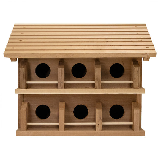 Heath Cedar Purple Martin House, Round Entrance Holes