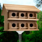 Heath Cedar Purple Martin House, Round Entrance Holes