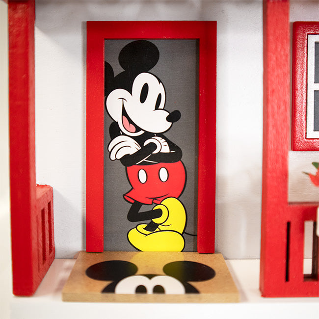 Home Bazaar Mickey and Minnie Cottage Bird House Kit