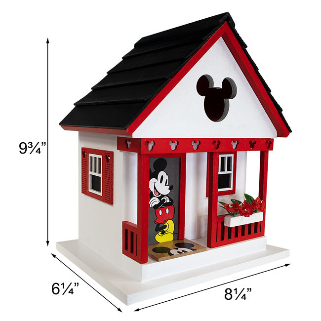 Home Bazaar Mickey and Minnie Cottage Bird House Kit