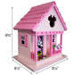 Home Bazaar Mickey and Minnie Cottage Bird House Kit