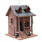 Home Bazaar Log Cabin Bird House